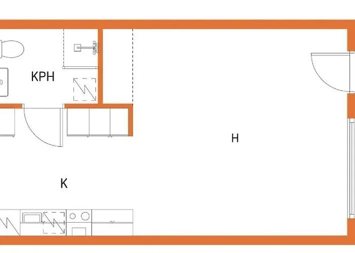 Appartement Upea Asunto Ydinkeskustassa *